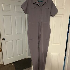 Mandala Ube Scrub Jumpsuit